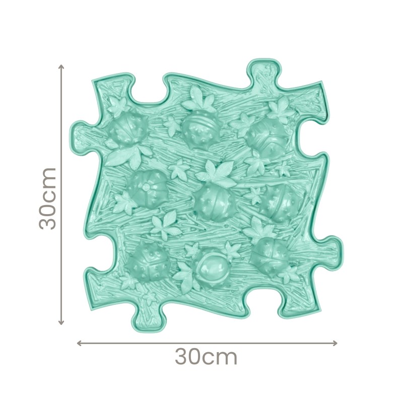 Woopie Senzorický ortopedický koberček Puzzle 8 ks – Pastelová Dúha