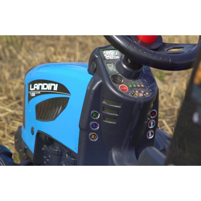 FALK Traktor Landini Niebieski na Pedały z Przyczepką od 3 Lat