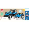 FALK Traktor Landini Niebieski na Pedały z Przyczepką od 3 Lat