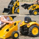 Falk Detský šliapací traktor Komatsu s lyžicou a vlečkou