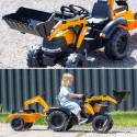 Falk Detský šliapací traktor Case CE s bagrom a vlečkou
