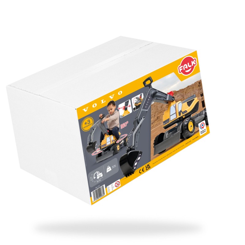 FALK Koparka Przegubowa Volvo Obrotowa Kabina Łopata Pług