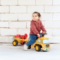 Falk Detské odrážadlo Nákladiak JCB s vlečkou