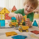 Woopie Zestaw Klocków Magnetycznych z Pojazdami Budowlanymi