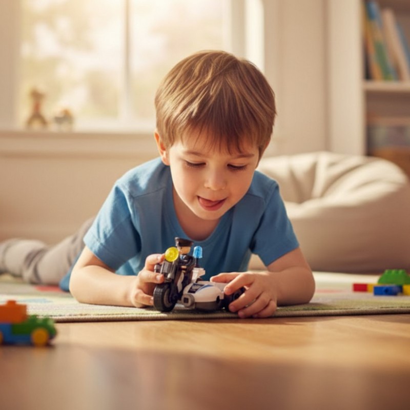 WOOPIE Klocki Konstrukcyjne Zbuduj Pojazdy Policyjne 8 Modeli STEAM – Zostań bohaterem miasta!