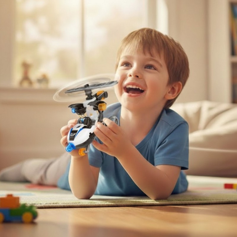 WOOPIE Klocki Konstrukcyjne Zbuduj Pojazdy Policyjne 8 Modeli STEAM – Zostań bohaterem miasta!