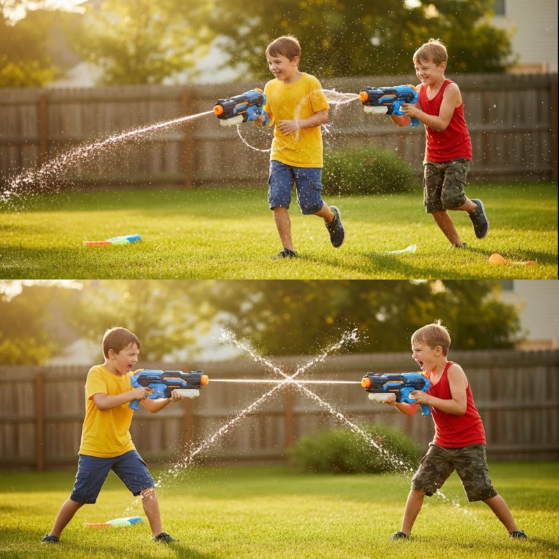WOOPIE Pistolet na Wodę Ciśnienie Powietrza