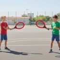 WOOPIE Duże Rakietki do Tenisa Badminton dla Dzieci Zestaw + Piłka Lotka