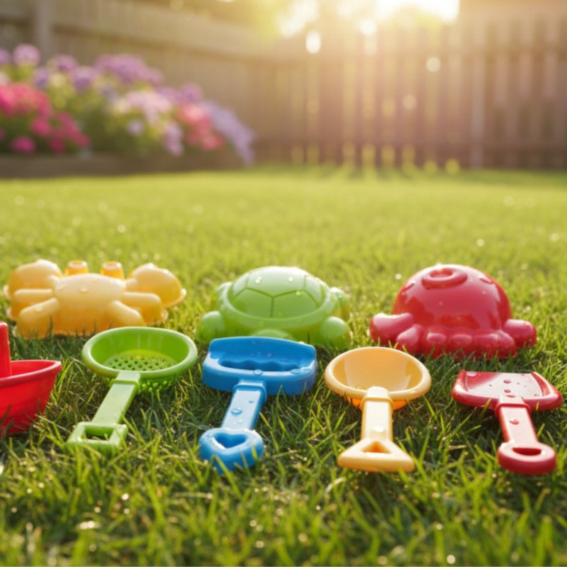 WOOPIE Stolik Wodny 2w1 Piaskownica z Krzesełkiem XL Aquapark 4-Baseny 13 akc.