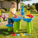WOOPIE Stolik Wodny 2w1 Piaskownica z Krzesełkiem XL Aquapark 4-Baseny 13 akc.