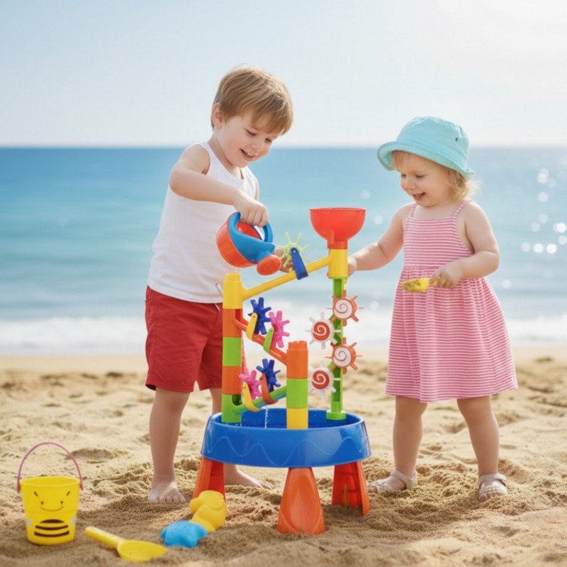 WOOPIE Stolik Wodny 2w1 Wodospad 5 el.