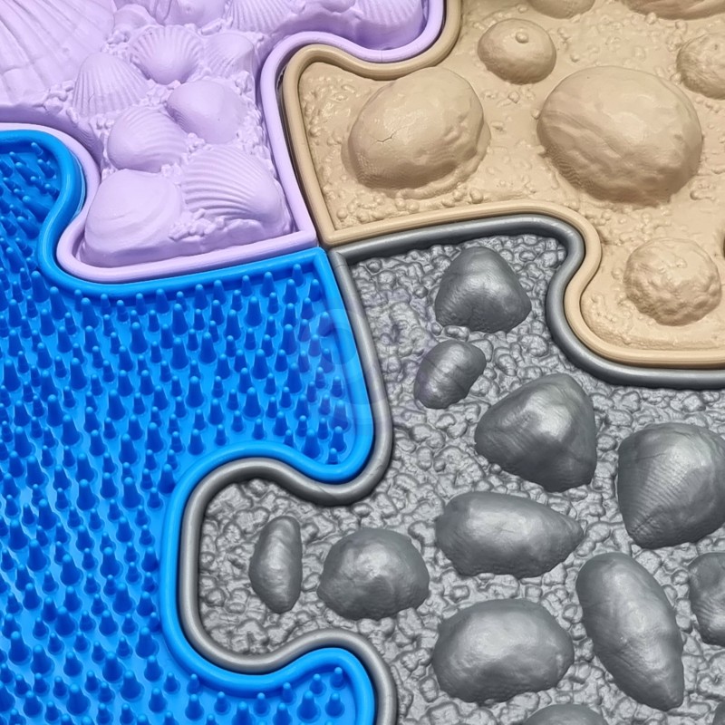 WOOPIE Mata Sensoryczna Ortopedyczna Puzzle 8 el. WERSJA-1A