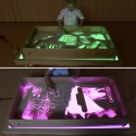 Masterkidz Pravouhlá tácka na piesok – Senzorická mágia na svetelnom paneli