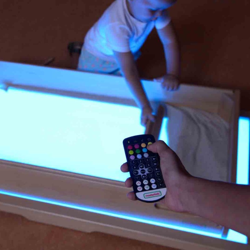 Masterkidz Pravouhlá tácka na piesok – Senzorická mágia na svetelnom paneli