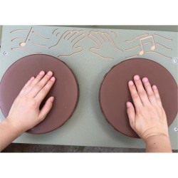 Masterkidz Drevené Bongosy pre STEM tabuľu – Rytmický rozvoj