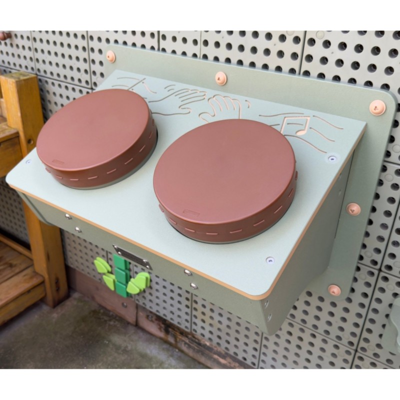 Masterkidz Drevené Bongosy pre STEM tabuľu – Rytmický rozvoj