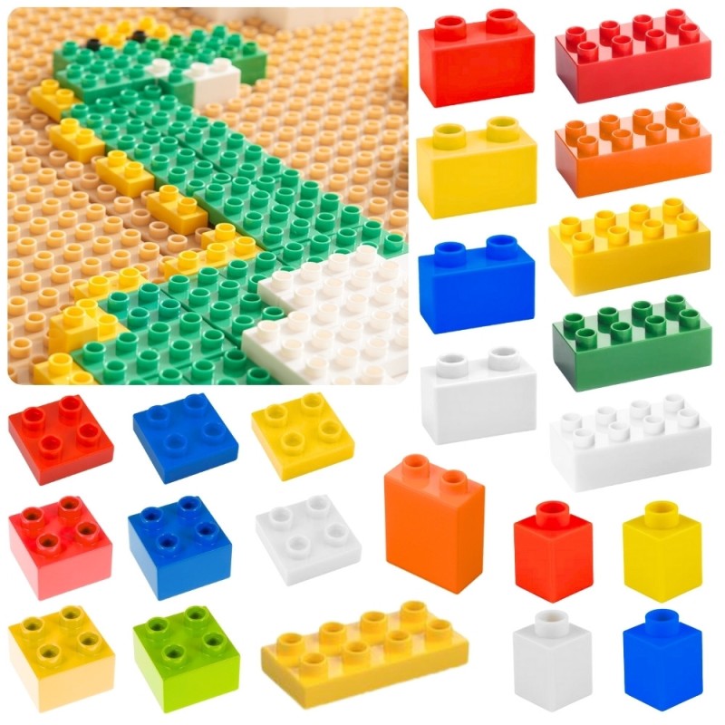 Masterkidz Stavebnica pre STEM tabuľu (135 ks + 4 podložky) – Kreatívne 3D stavanie