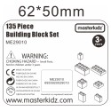 Masterkidz Stavebnica pre STEM tabuľu (135 ks + 4 podložky) – Kreatívne 3D stavanie