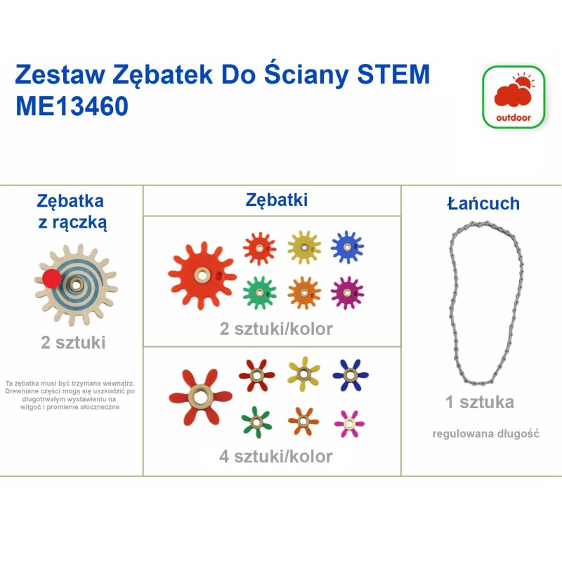 MASTERKIDZ Koła Zębate Zbuduj Własny Mechanizm - Tablica Naukowo-Kreatywna STEM