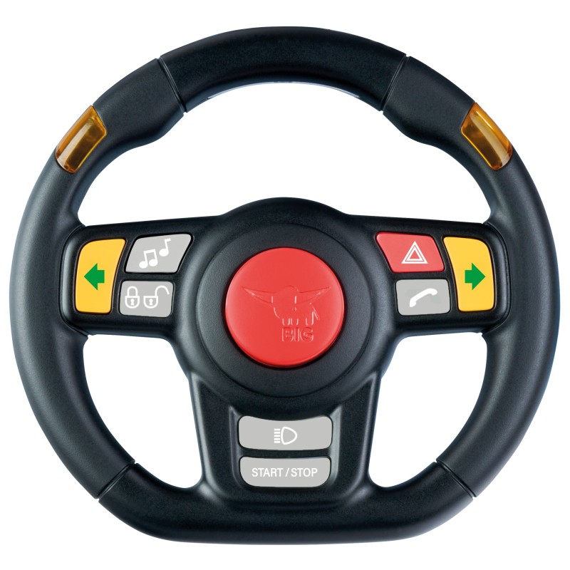 BIG Interaktívny volant s 8 realistickými zvukmi – Premenite Bobby Car na skutočné auto