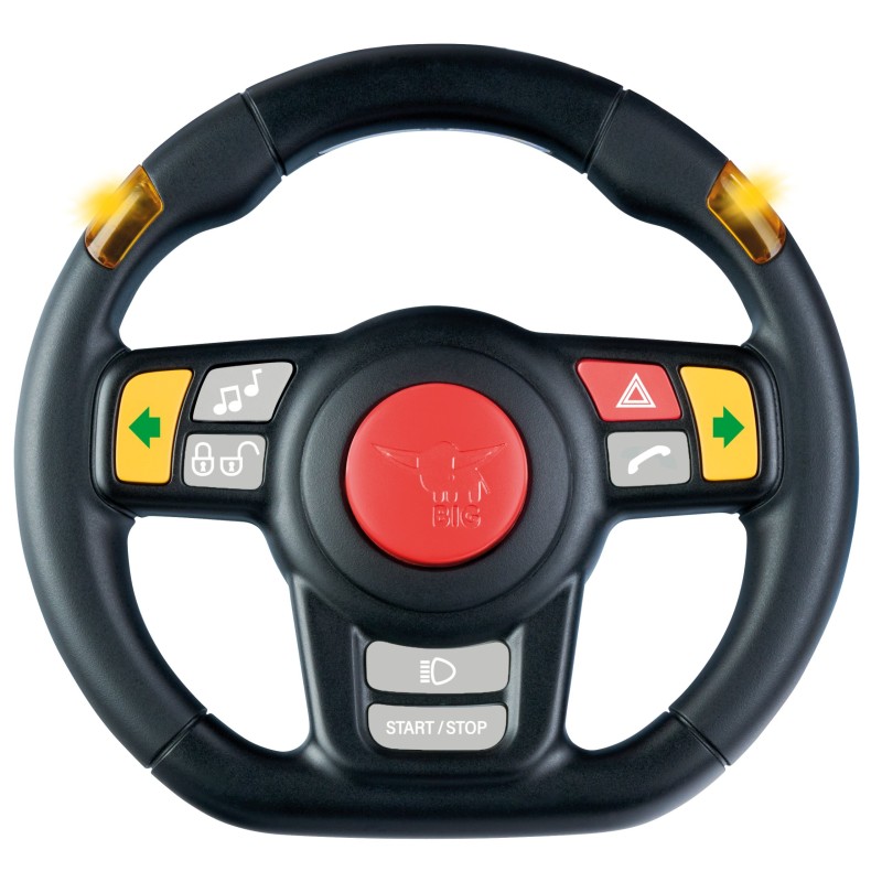 BIG Interaktívny volant s 8 realistickými zvukmi – Premenite Bobby Car na skutočné auto