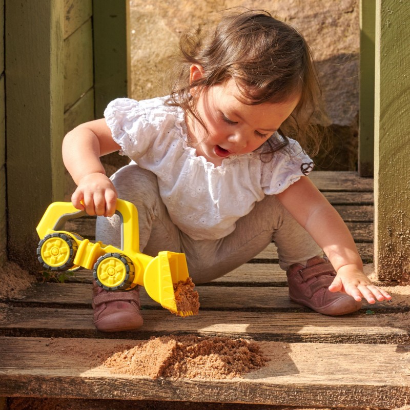 BIG Detský bager Power Worker Griffy – Ergonomické prvé stavebné vozidlo