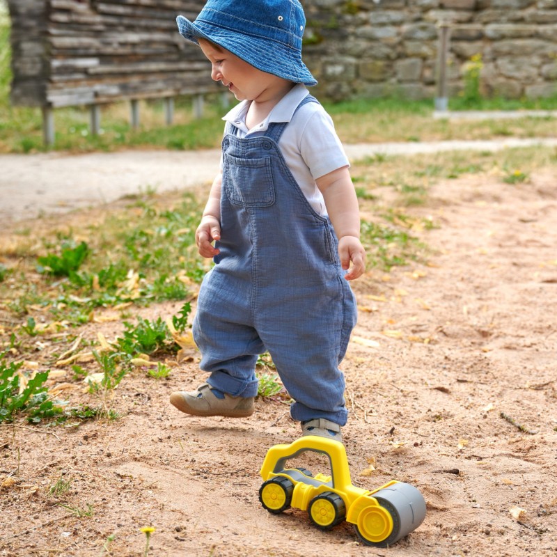 BIG Cestný valec Power Worker – S mäkkými kolesami