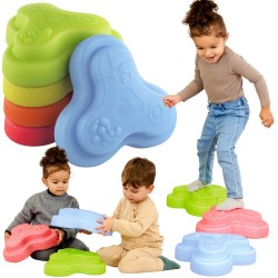 BIG Senzorické kamene Happy – Sada na rovnováhu a motorický rozvoj