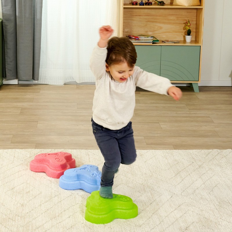 BIG Senzorické kamene Happy – Sada na rovnováhu a motorický rozvoj