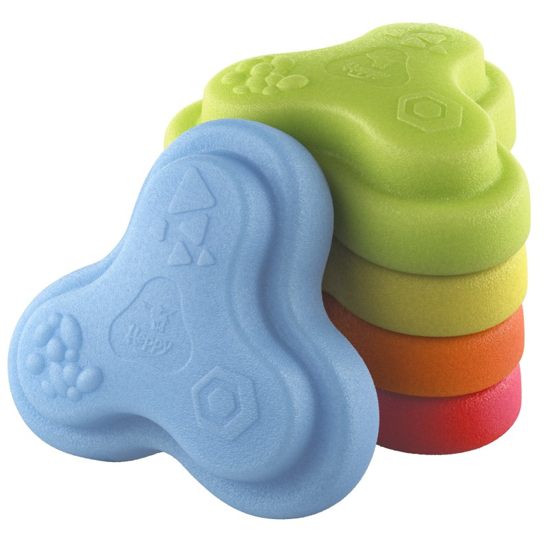 BIG Senzorické kamene Happy – Sada na rovnováhu a motorický rozvoj