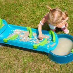 BIG AquaPlay Vodná dráha AdventureLand – 35-dielna súprava s horskou vežou a vodopádom