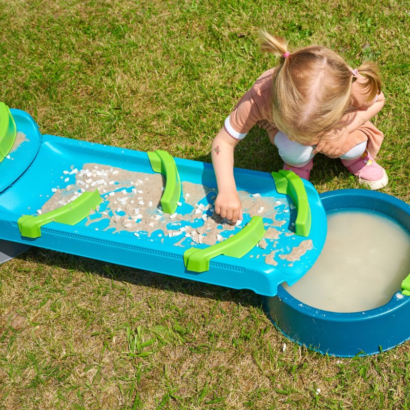 BIG AquaPlay Vodná dráha AdventureLand – 35-dielna súprava s horskou vežou a vodopádom