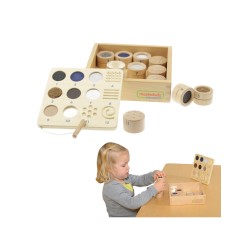 Senzorická Hra Masterkidz Montessori Poznávajte Hmatom - Materiál a Povrch