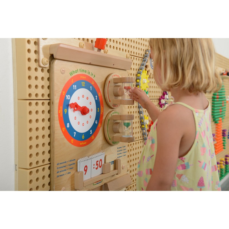 Masterkidz Nástenná edukačná tabuľa Hodiny Flex – Naučte sa čas hravo a efektívne