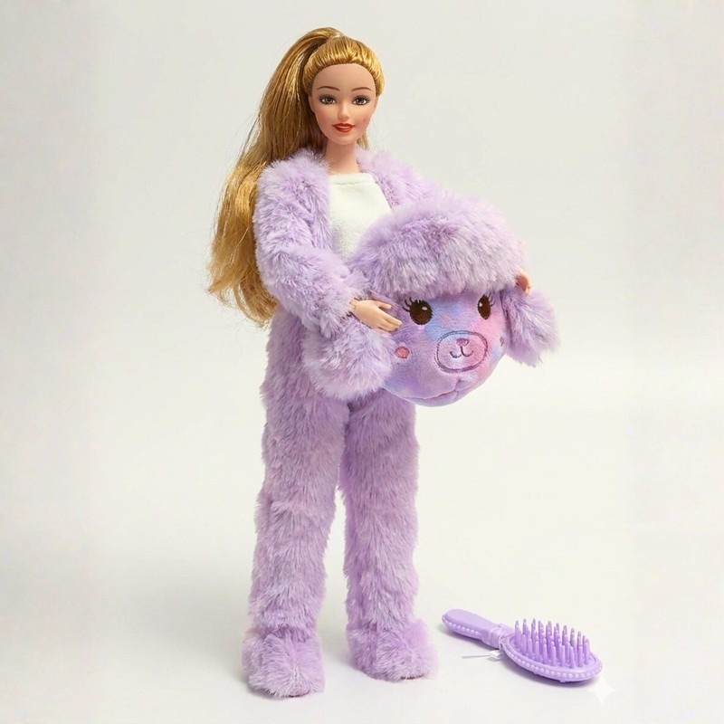 WOOPIE ROYAL Lalka Emi w Fioletowym Przebraniu Owieczki