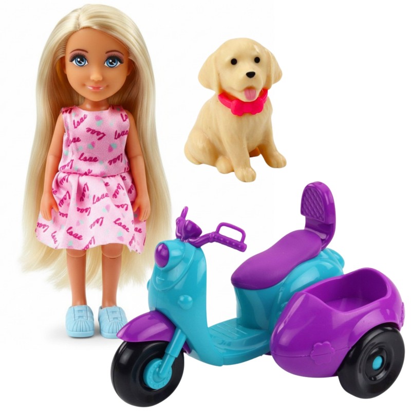 WOOPIE Laleczka na Skuterze z Pieskiem