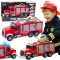 WOOPIE Ciężarówka Wóz Strażacki Na Wodę Dźwięk Światła 1:14