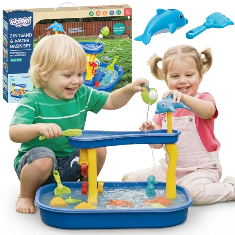 WOOPIE Stolik Wodny Wodospad Delfinek 11el.