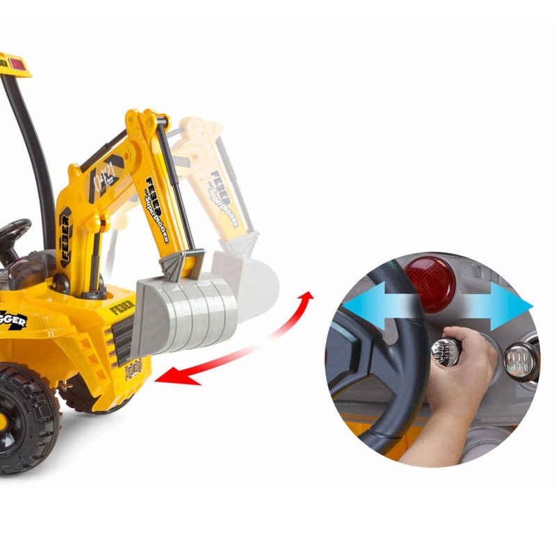 FEBER Elektrický bager Super Digger 12V – Výkonný pomocník s vylepšenou batériou