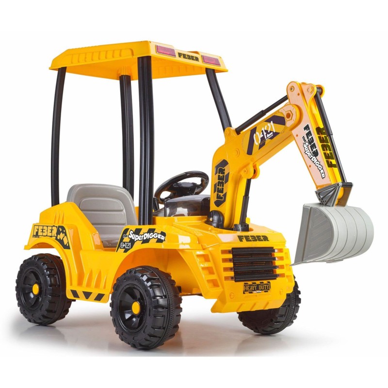FEBER Elektrický bager Super Digger 12V – Výkonný pomocník s vylepšenou batériou