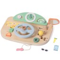 CLASSIC WORLD Drewniana Tablica Manipulacyjna Wielofunkcyjna Kierownica Motoryczna