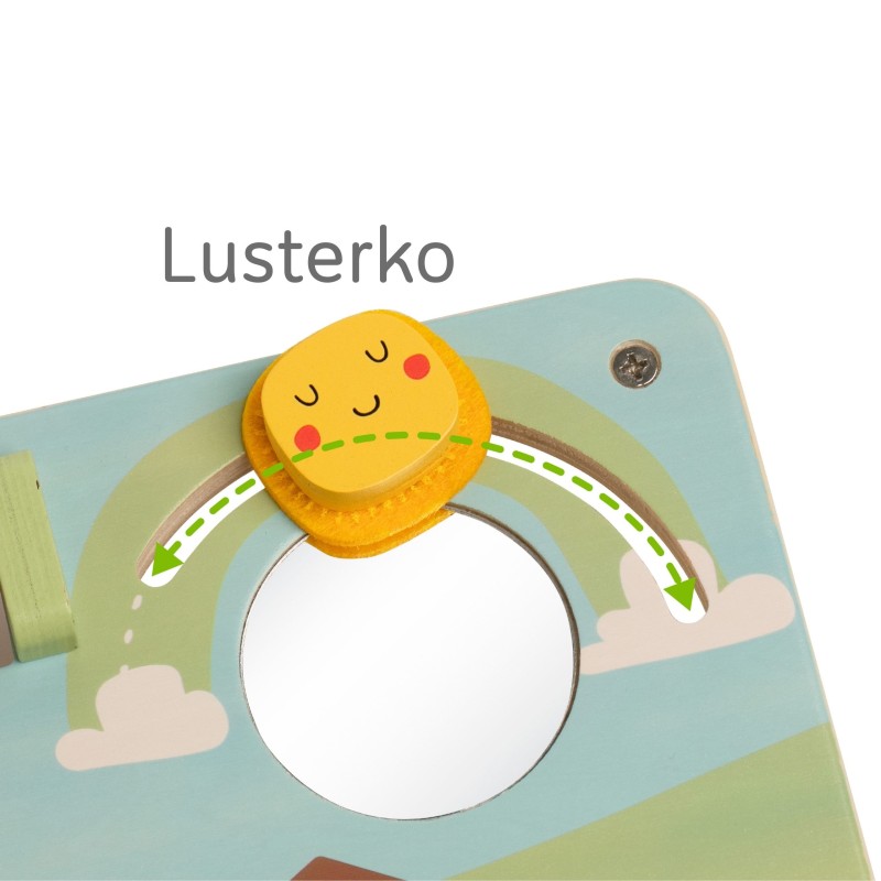 Classic World Drevená manipulačná tabuľa Aktivity na farme