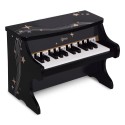 CLASSIC WORLD Pianino Czarne Drewniane Fantasy