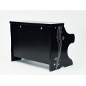 CLASSIC WORLD Pianino Czarne Drewniane Fantasy