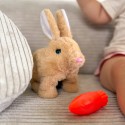 WOOPIE Króliczek Interaktywny Pluszak z Marchewką Beżowy