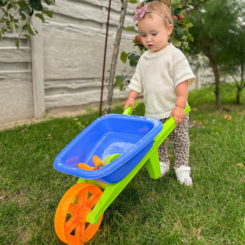 WOOPIE Taczka Ogrodowa Zestaw Małego Ogrodnika 13el.