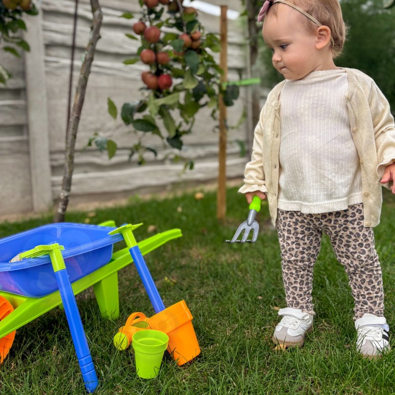 WOOPIE Taczka Ogrodowa Zestaw Małego Ogrodnika 13el.