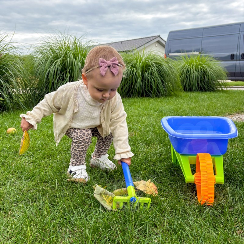 WOOPIE Taczka Ogrodowa Zestaw Małego Ogrodnika 13el.