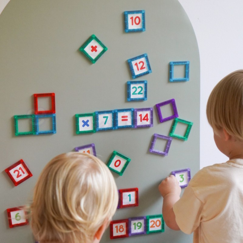 WOOPIE Przestrzenne Klocki Magnetyczne Nauka Liczb 70 Elementów