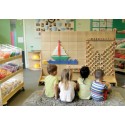 Masterkidz Obojstranná voľne stojaca STEM tabuľa (166 x 125 cm) – Kompletný vzdelávací ekosystém